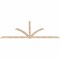 Ekena Millwork Redmond Smooth Timber Gable Bracket, Douglas Fir, 108"W x 45"H x 1 1/2"D x 3 1/2"F, 10/12 Pitch GBW108X45X0204RED00SDF - alternate 5